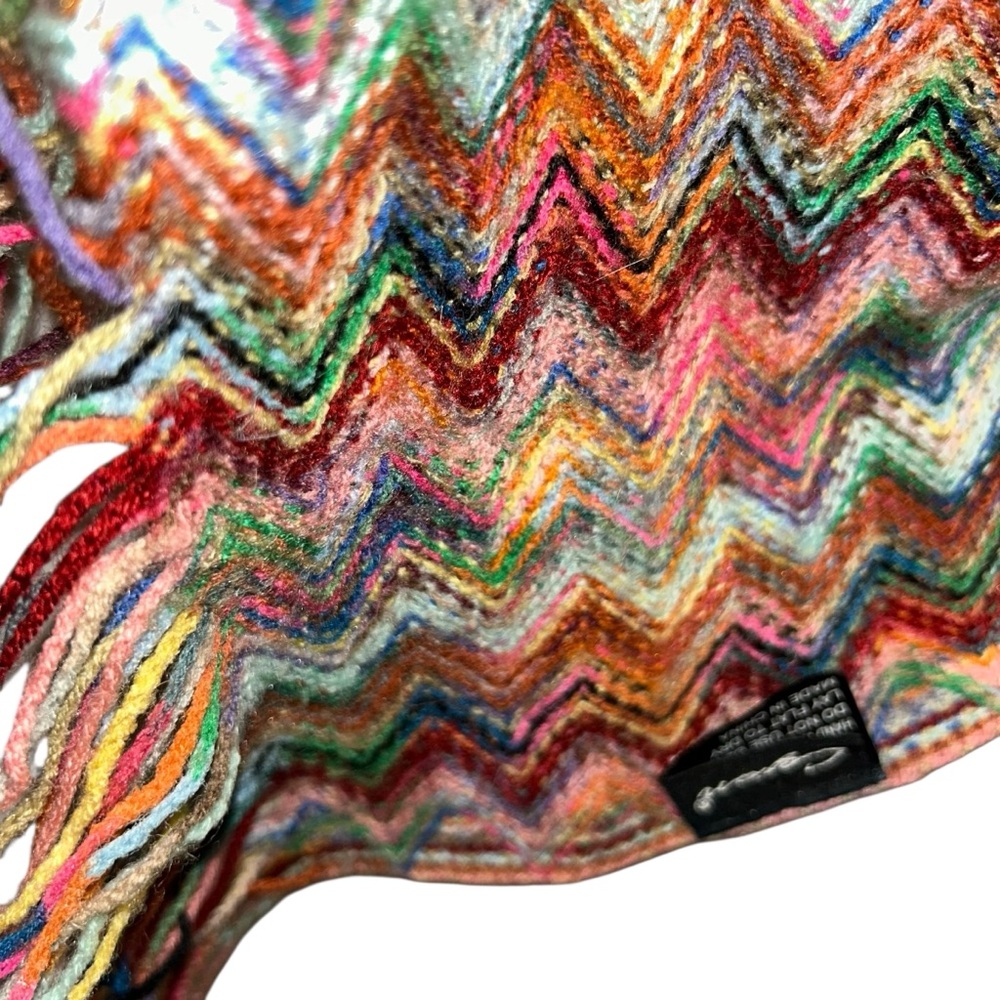 Cejon Multicolor Zigzag Scarf - Picture 2 of 4